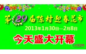 第29届陈村迎春花市1月30日开幕